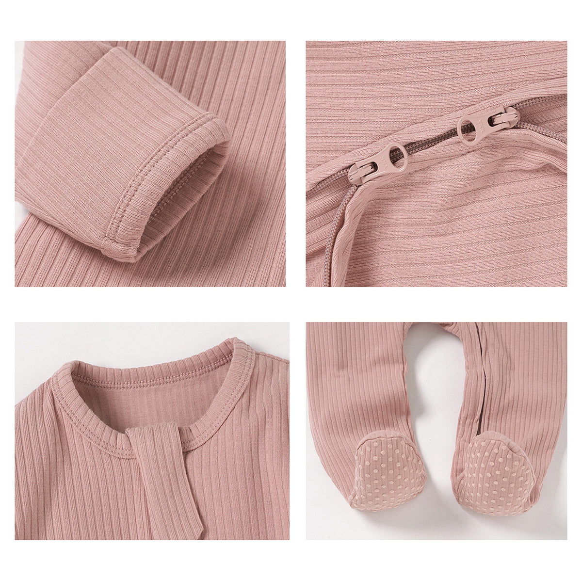 Personalized Organic Cotton Baby Romper and Hat Set, Custom Name Newborn Outfit