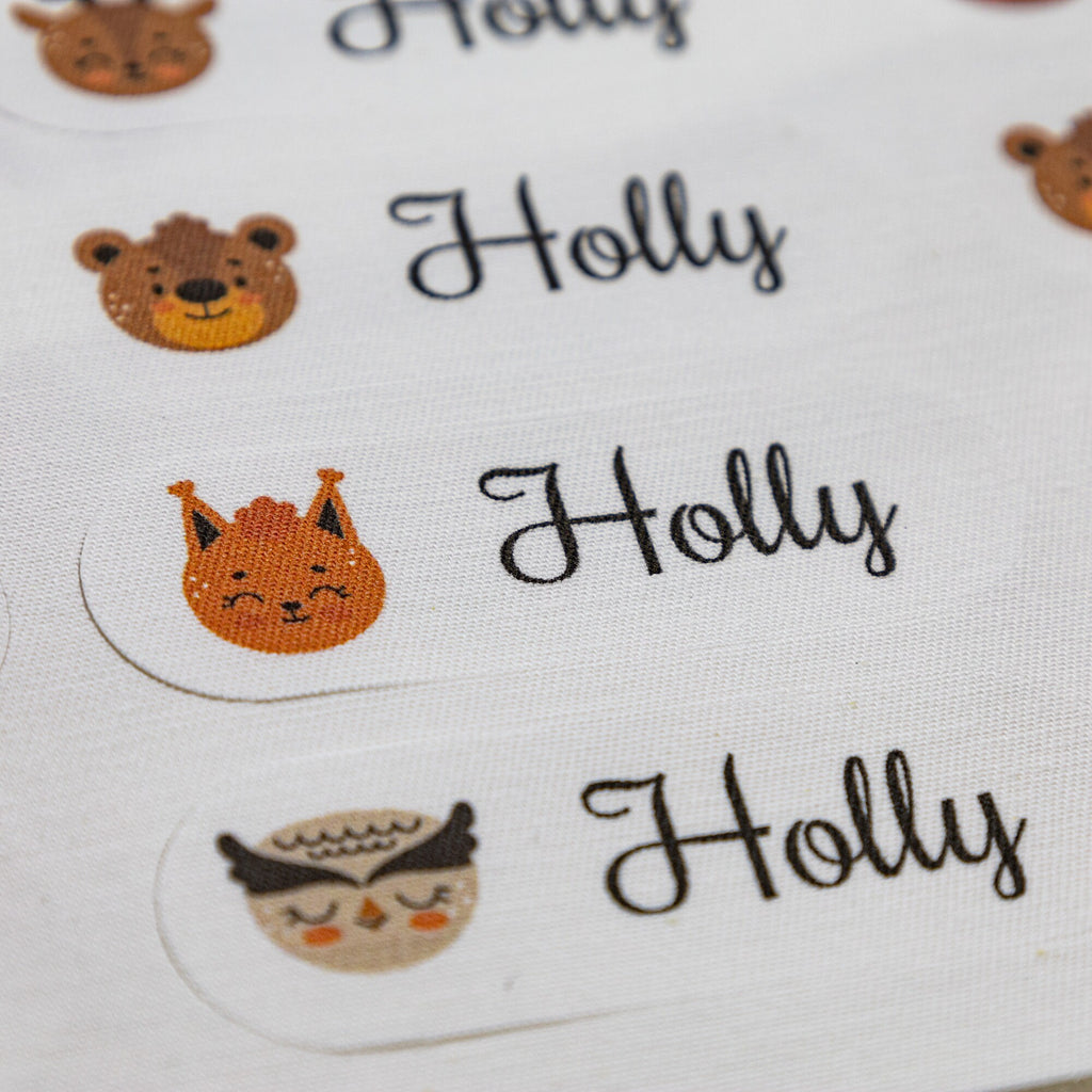 Iron-On Clothing Labels: Cotton, Waterproof, Personalized (Set of 3)