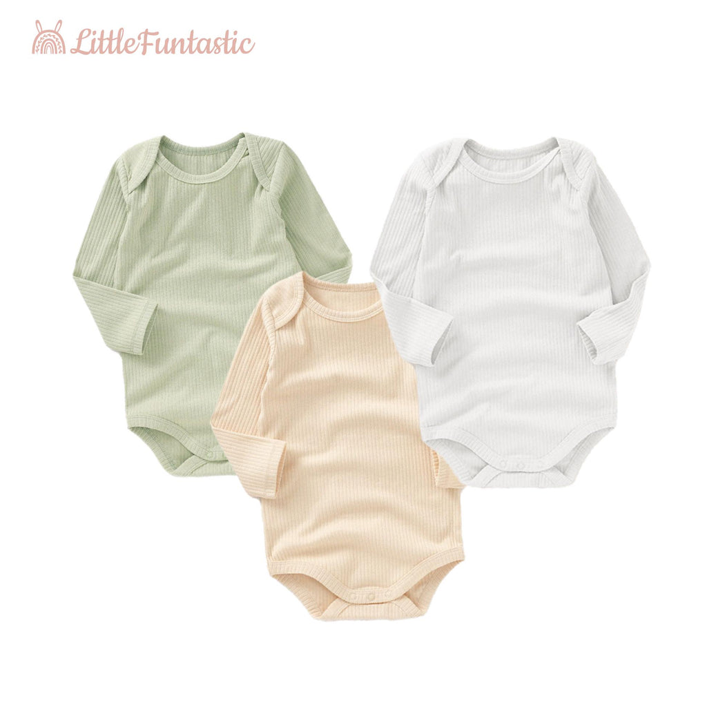 Personalized Embroidered Baby Bodysuit | Organic Cotton Name Onesie, Neutral Style