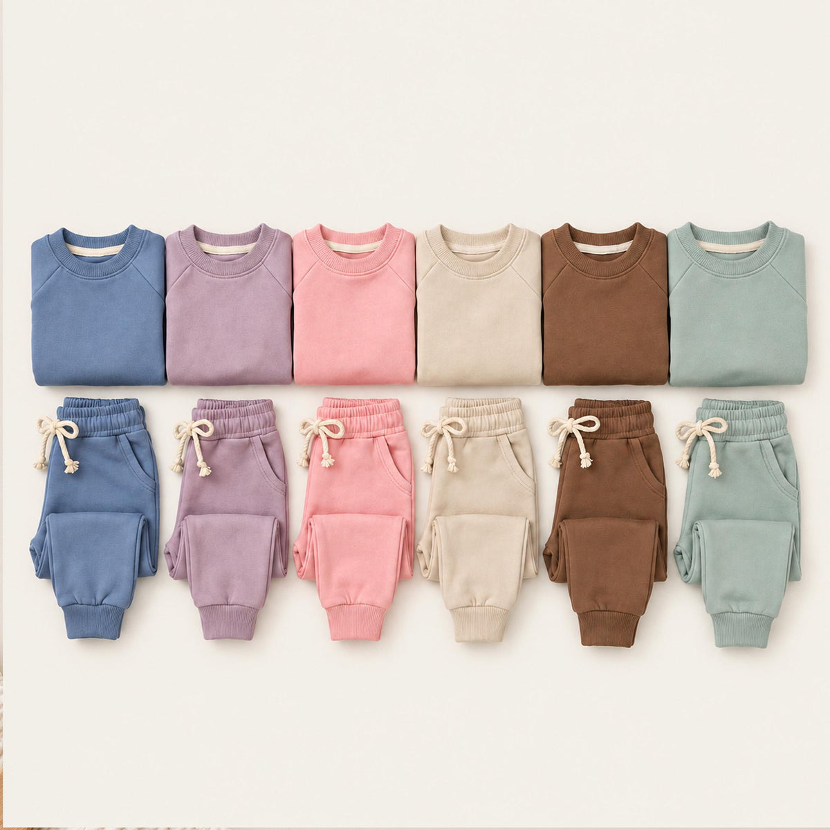 Personalized Baby Outfit, Organic Cotton Sweatshirt & Jogger Set, Embroidered Name Toddler Outfit, Baby Boy Girl Clothes, Baby Gift